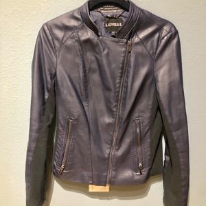 Express Dark Blue Minus the Leather Jacket